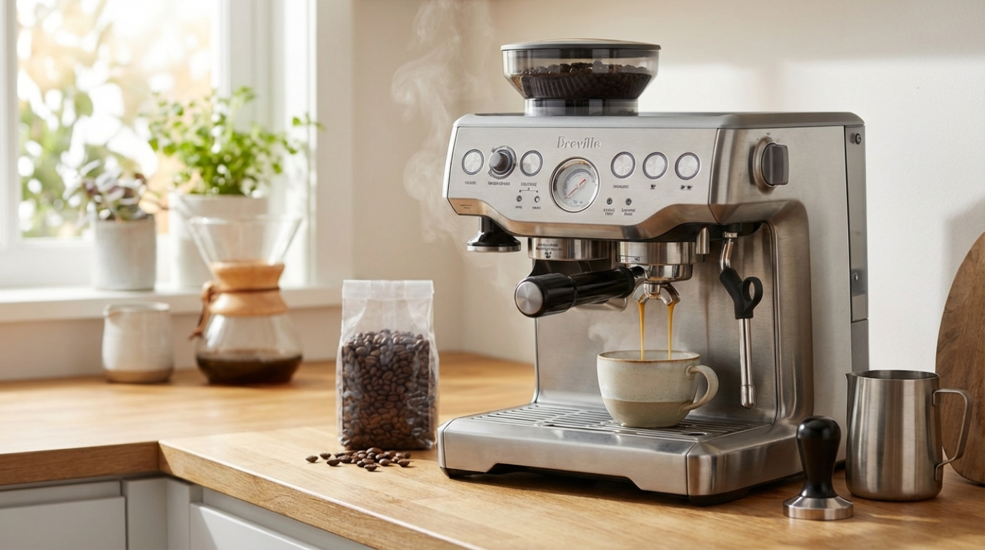 Breville Barista Express Espresso Machine Home Coffee Review