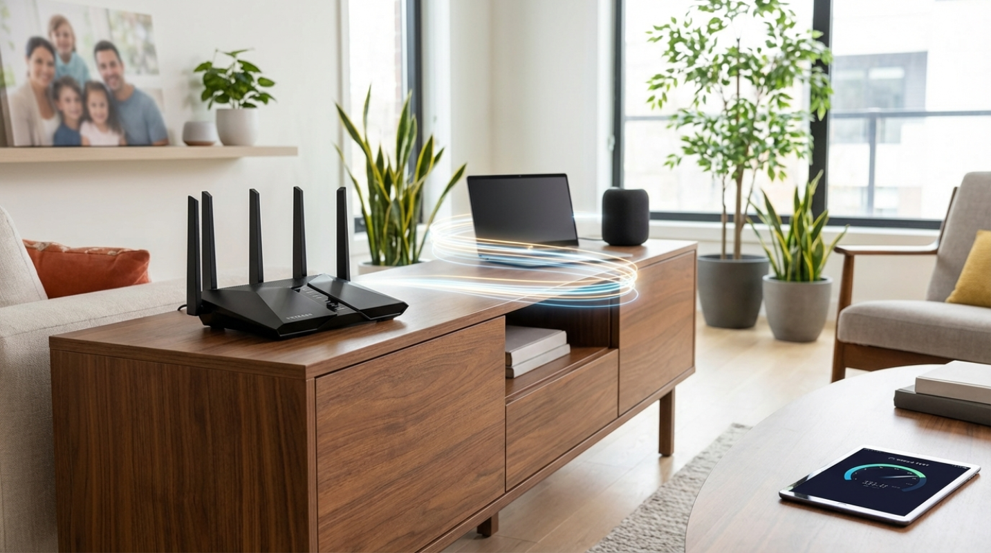 Netgear Nighthawk AX5400 Router Coverage and Speed Review