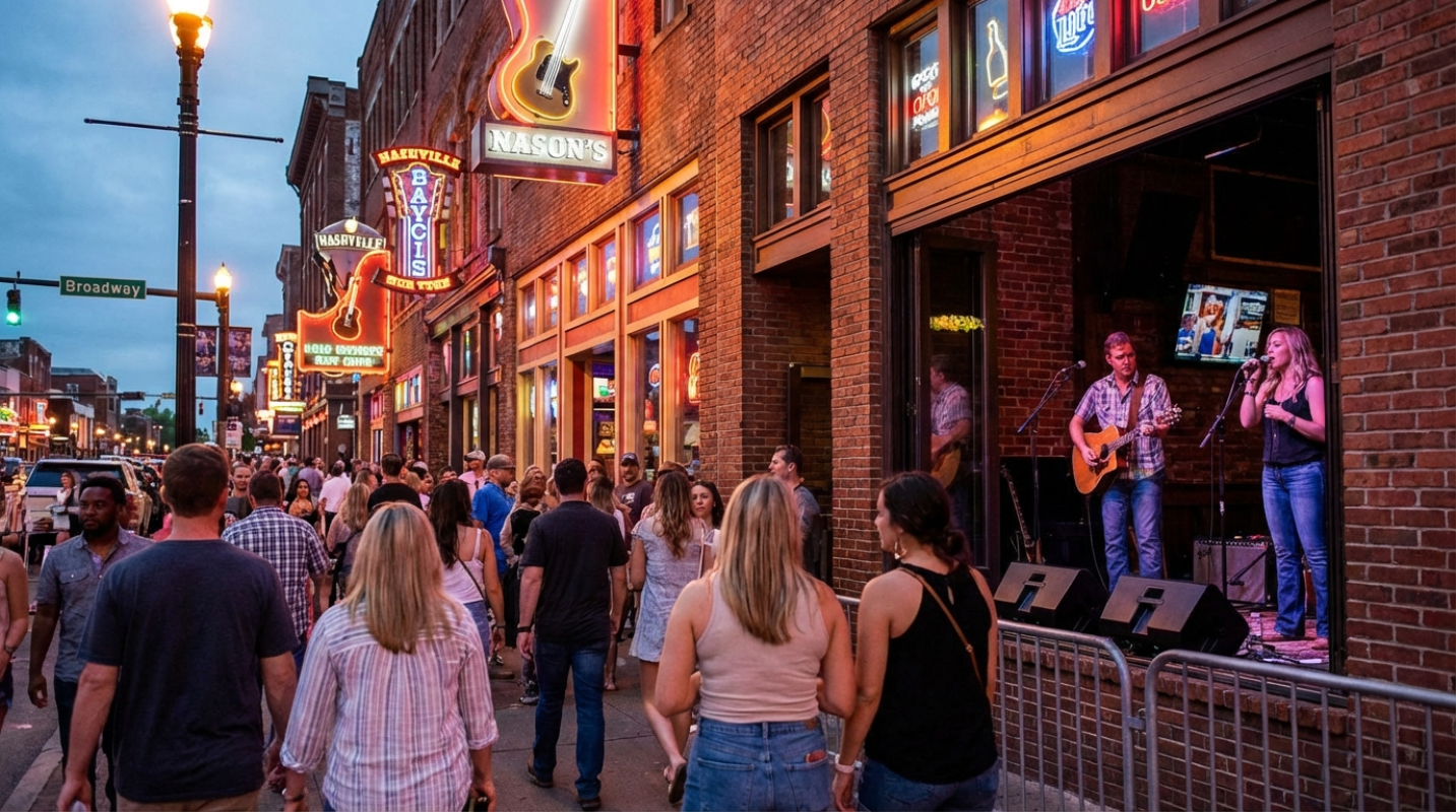 Nashville Live Music Scene and Nightlife Travel Review